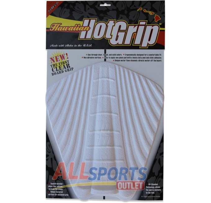 SurfCo Hawaiian Hot Grip White Traction Pad All Sports Outlet