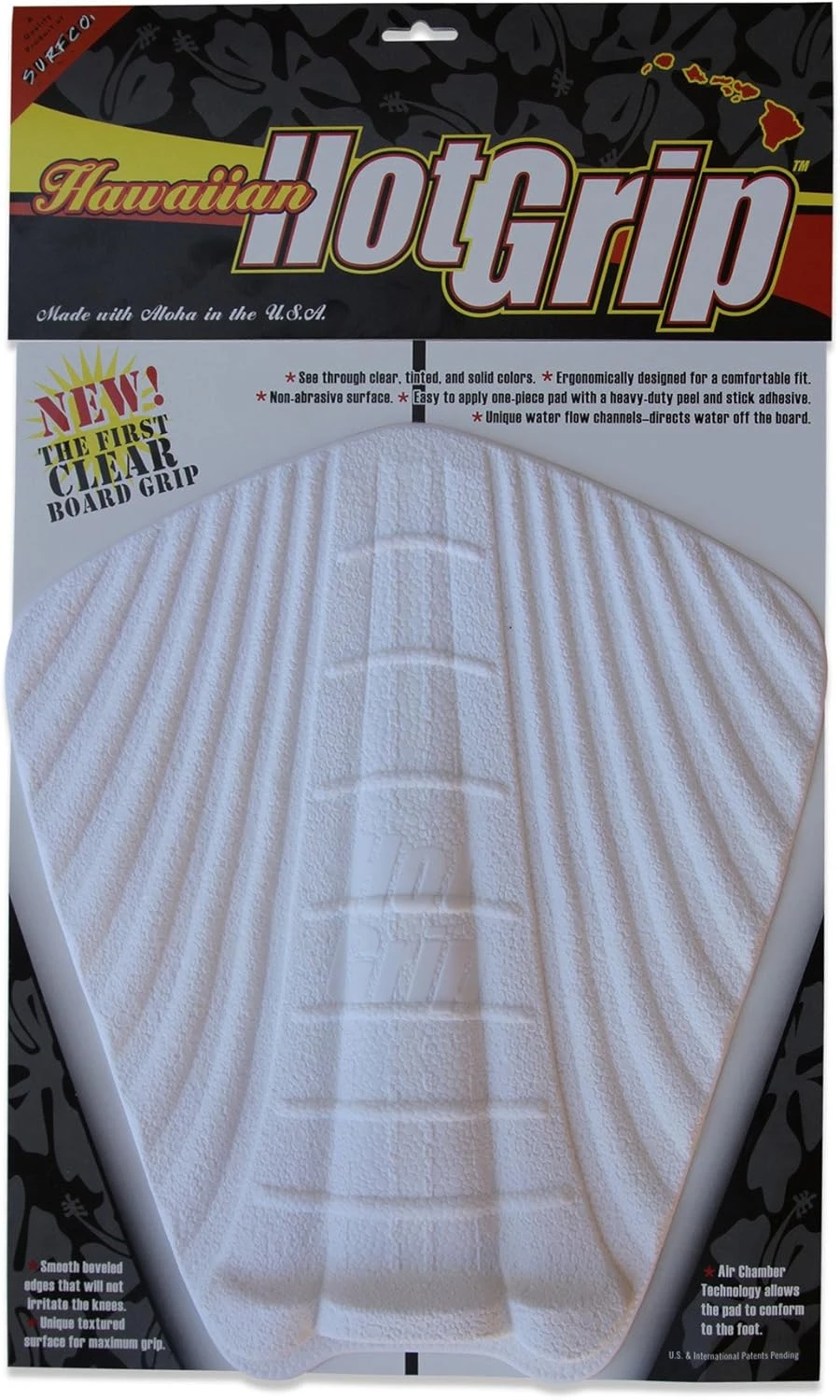 SurfCo Hawaiian Hot Grip White Traction Pad All Sports Outlet