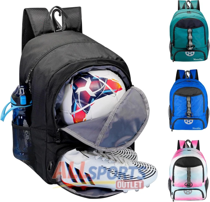 Moonlike Youth Soccer Bag with Ball Holder at All Sports Outlet