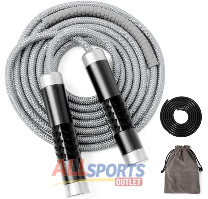 Mangodan Weighted Jump Ropes Adjustable PVC Cord for MMA