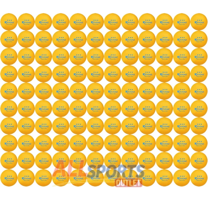 KEVENZ 120-Pack 3 Star Orange Ping Pong Balls by All Sports Outlet