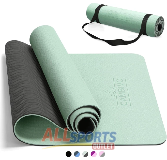 CAMBIVO Extra Thick Yoga Mat 72x24 for Yoga Pilates All Sports Outlet