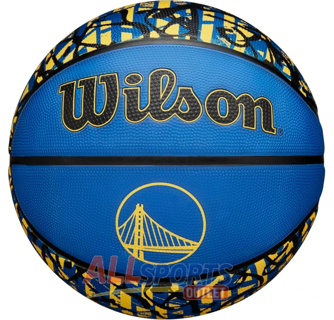 Wilson NBA Team Graffiti Basketball Golden State Warriors All Sports Outlet