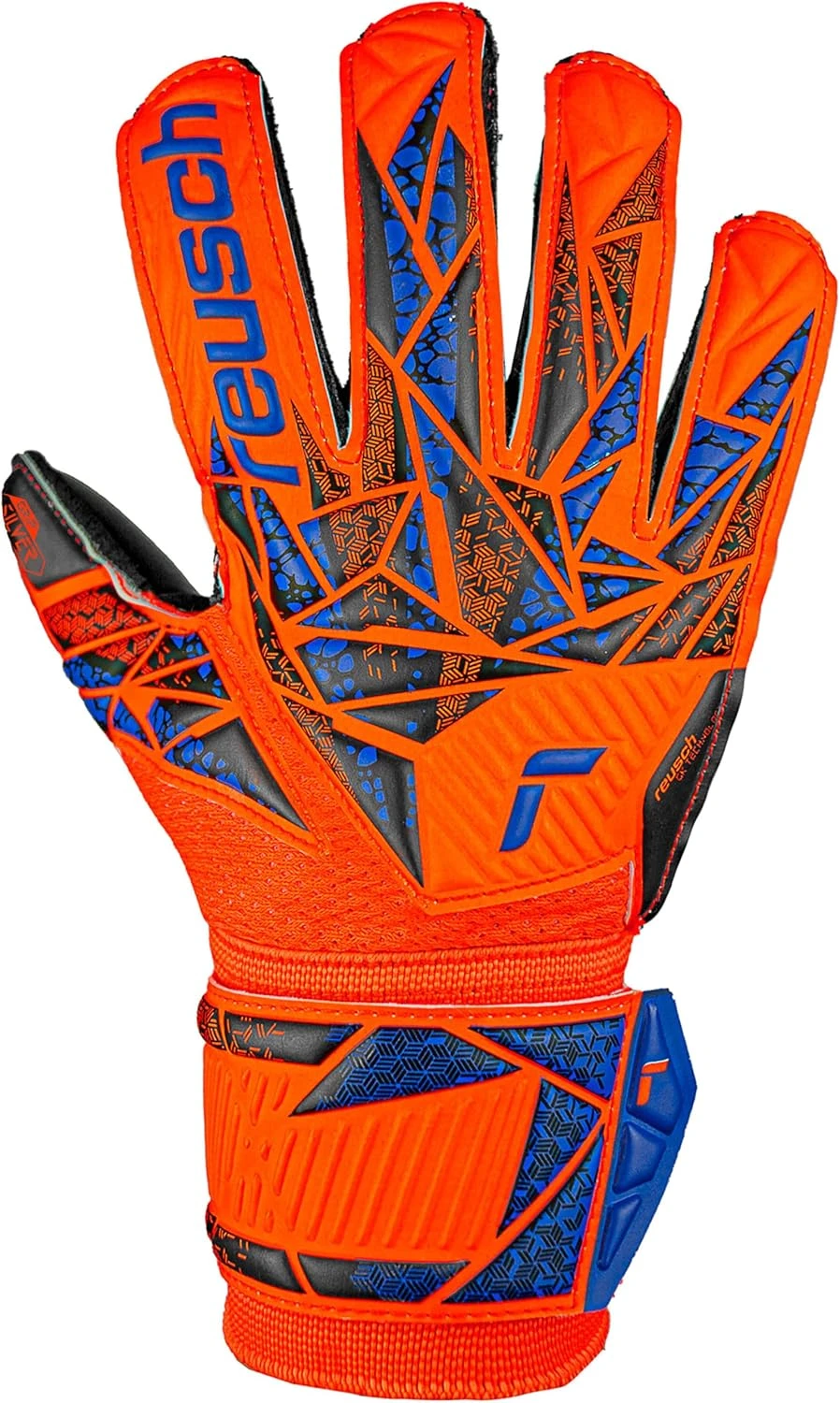 Reusch Attrakt Silver Junior Goalkeeper Gloves Size 5 All Sports Outlet - Image 2