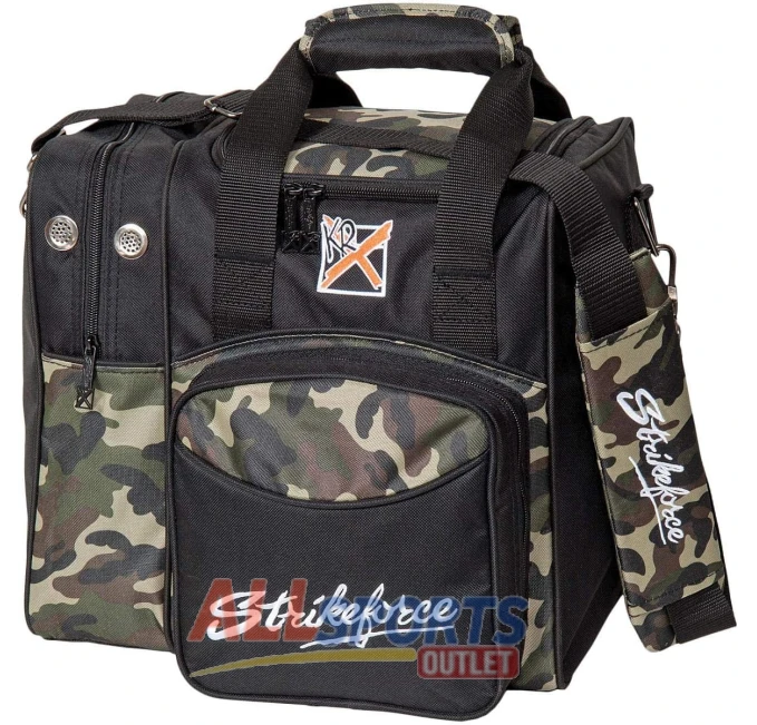 KR Strikeforce Flexx Single Tote Camo Bowling Bag at All Sports Outlet