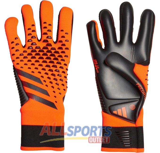 adidas Predator Pro Goalie Gloves Solar Orange at All Sports Outlet