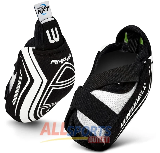 Winnwell Hockey Elbow Pads with Adjustable Straps All Sports Outlet