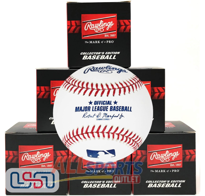 Rawlings Official Major League Game Baseball 1/2 Dozen All Sports Outlet