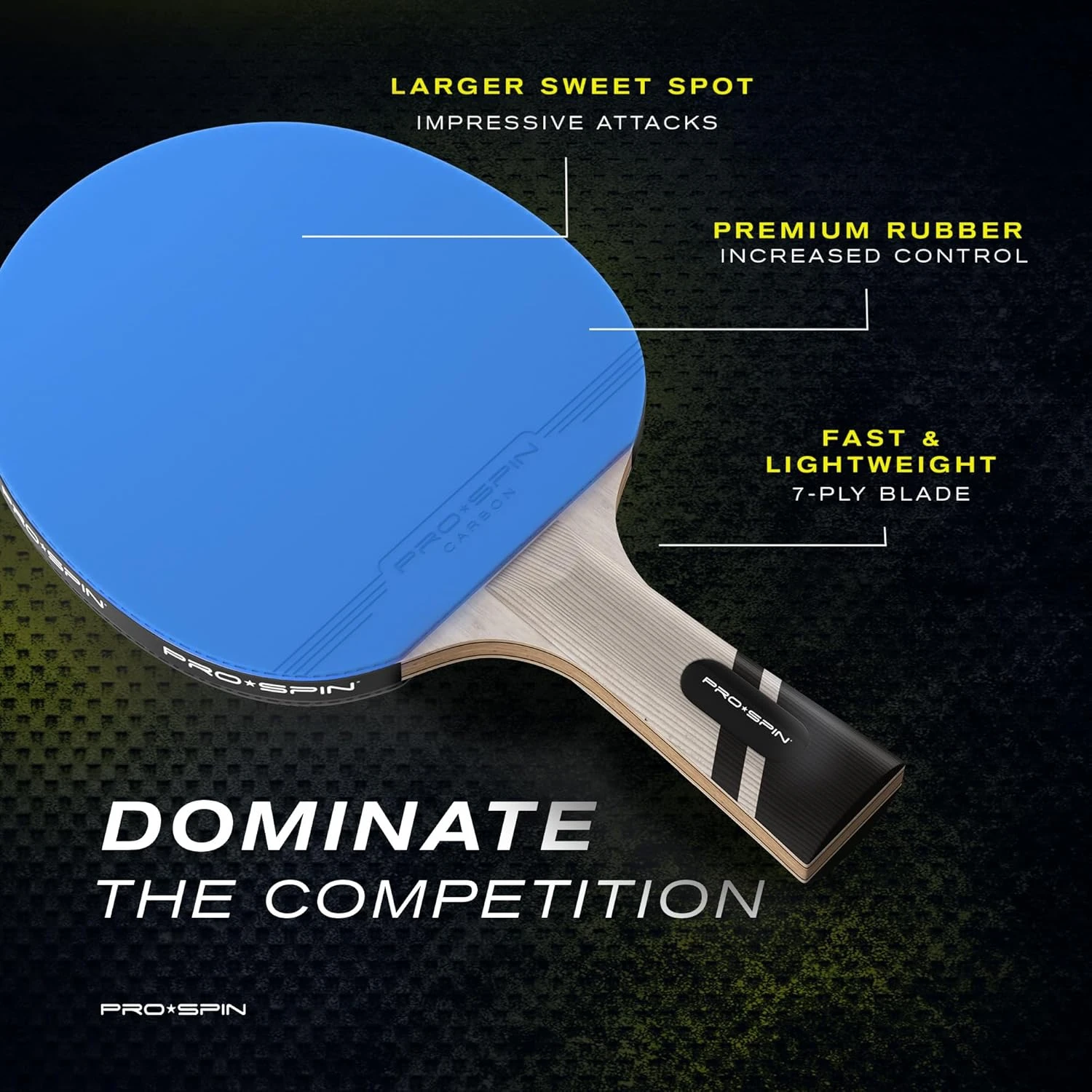 PRO SPIN Professional Ping Pong Paddles All Sports Outlet Quality - Image 2