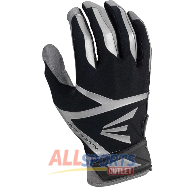 Easton Z7 VRS Hyperskin Batting Gloves Small Gray Black All Sports Outlet