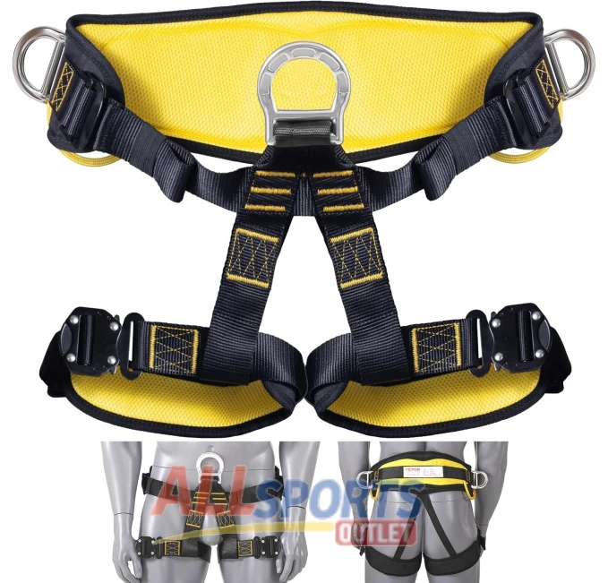 VEVOR Tree Climbing Harness with Padding and Certification for Safety
