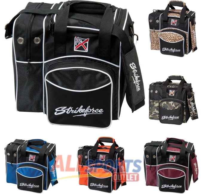 KR Strikeforce Flexx Single Tote Bowling Bag Black at All Sports Outlet