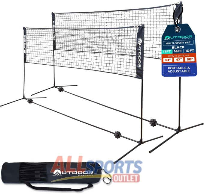 Outdoor Cruiser Portable Sports Net All Sports Outlet for Soccer Tennis and More