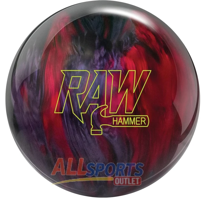 Hammer Raw Red Smoke Black Bowling Ball 14lbs All Sports Outlet
