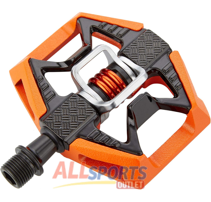 Crankbrothers Doubleshot 2 Orange Black Pedals at All Sports Outlet