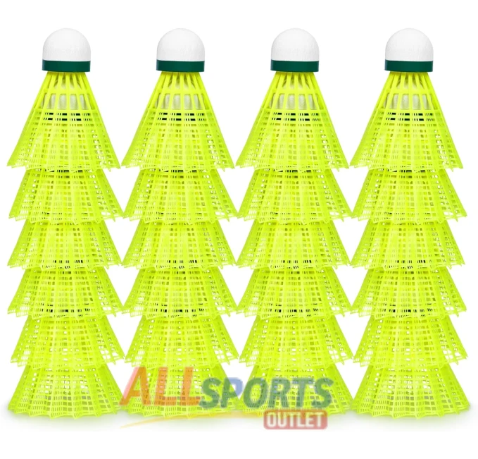HIRALIY Badminton Shuttlecocks Durable Plastic Birdies All Sports Outlet