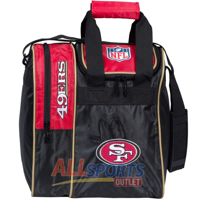 KR Strikeforce NFL San Francisco 49ers Single Bowling Ball Tote at All Sports Outlet