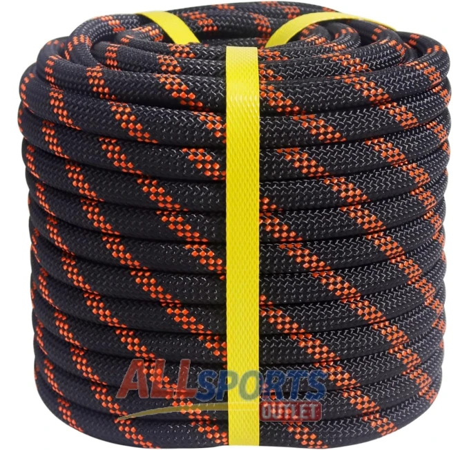 CRAYZA 1/2 Inch Double Braided Arborist Rope 48 Strands for Tree Work Climbing Pulling Sailing Swing All Sports Outlet