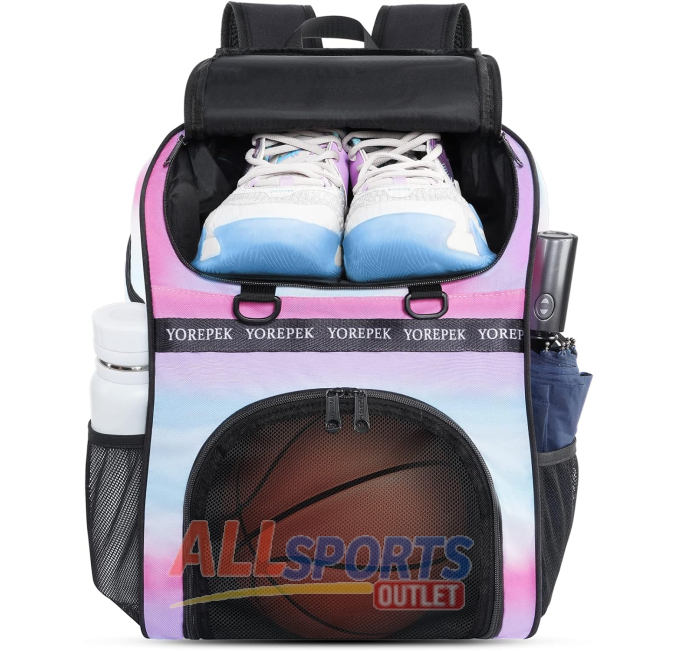 YOREPEK Large Basketball Bag with Ball Holder All Sports Outlet