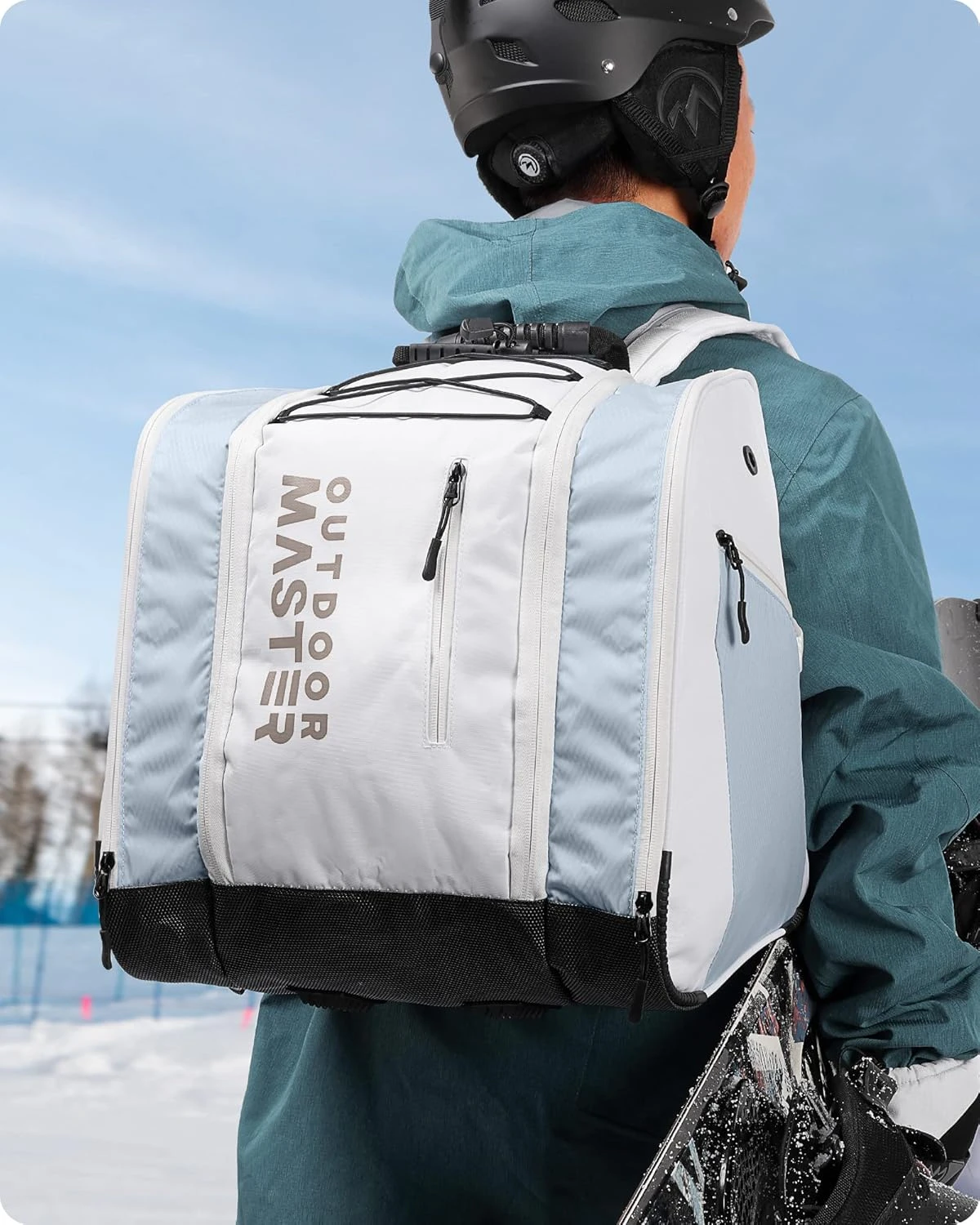 Ski Boot Backpack OutdoorMaster 38L Waterproof Bottom All Sports Outlet - Image 5