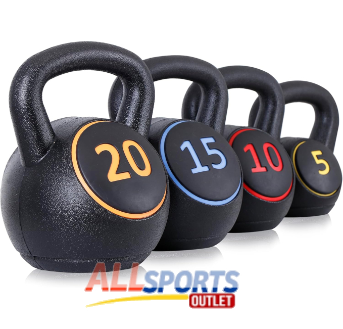 F2C 4-Piece Kettlebell Set for Full Body Workout All Sports Outlet
