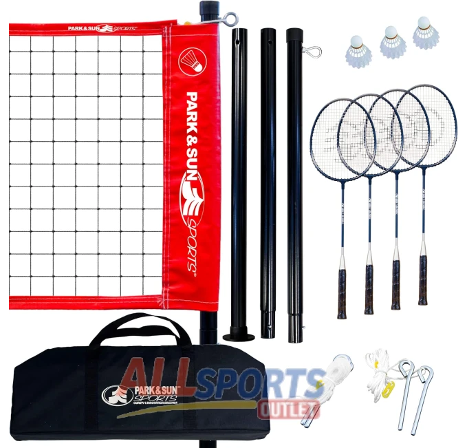 Portable Badminton Net System by Park & Sun Sports All Sports Outlet