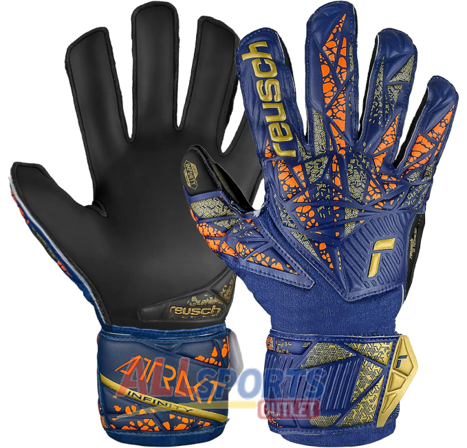 Reusch Attrakt Infinity Junior Goalkeeper Gloves at All Sports Outlet