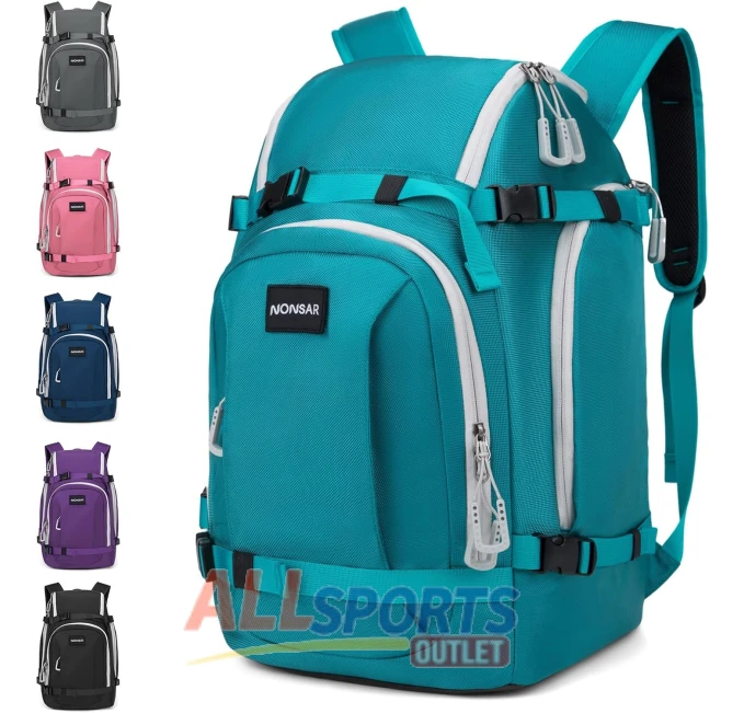 NONSAR 50L Ski Boot Bag Waterproof Travel Backpack All Sports Outlet