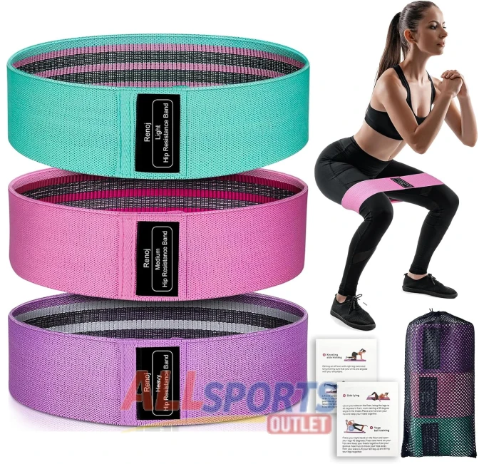 Renoj Resistance Bands for Booty Legs Pilates Flexbands All Sports Outlet