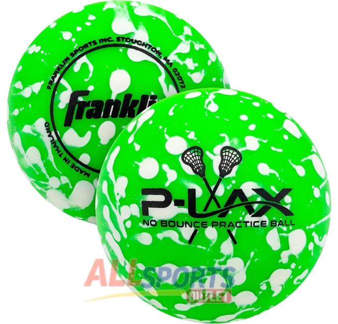Franklin Sports Green Lacrosse Balls 2 Pack Practice Lax Balls All Sports Outlet