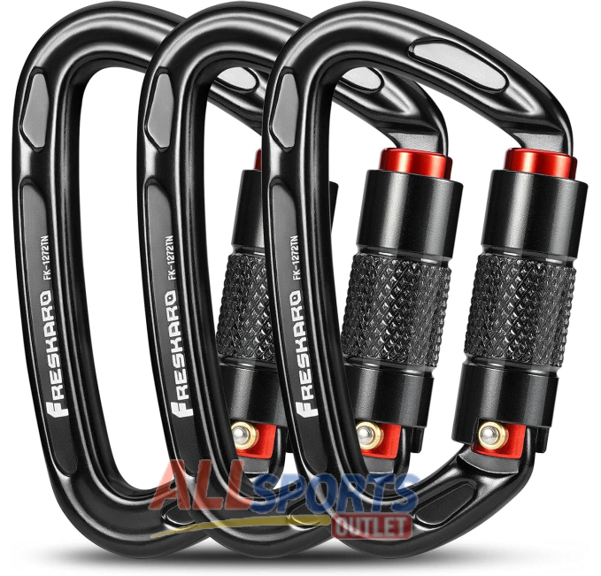 FresKaro 25kn Climbing Carabiners for Rock Climbing All Sports Outlet