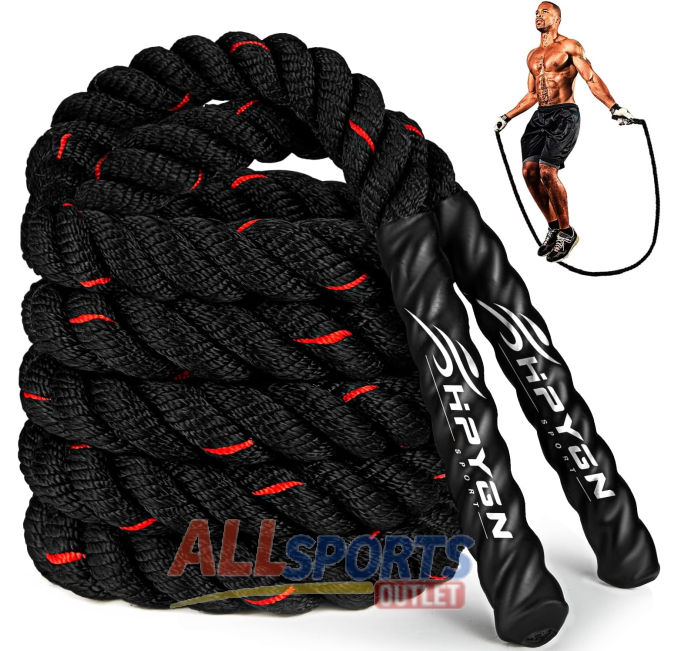 HPYGN Jump Rope 9.2ft 2.8LB Home Workout Equipment All Sports Outlet