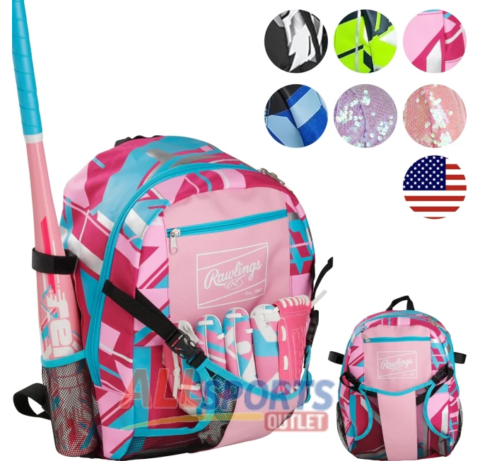Rawlings REMIX Backpack Equipment Bag Pink All Sports Outlet
