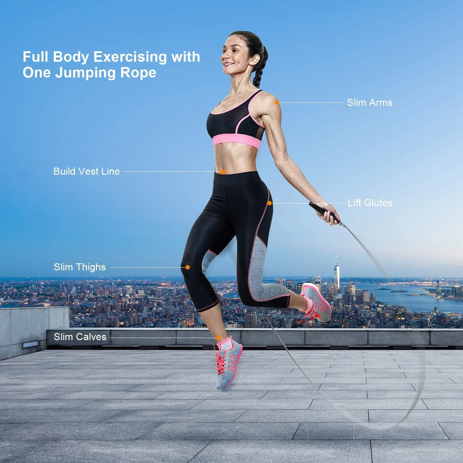 High Speed Weighted Jump Rope Premium Quality by All Sports Outlet - Image 4
