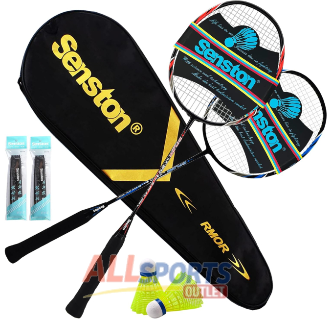 Senston Badminton Racket Set 2 Pack for Outdoor Games At All Sports Outlet