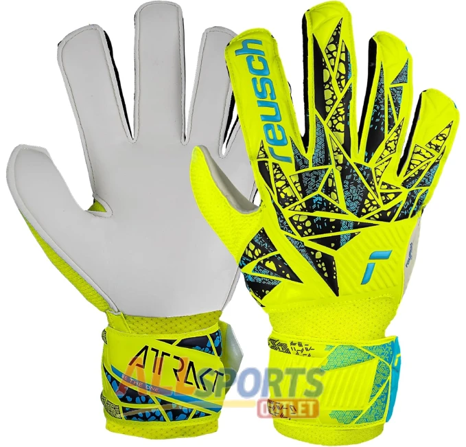 Reusch Attrakt Solid Junior Goalkeeper Gloves at All Sports Outlet