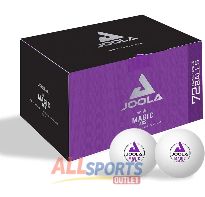 JOOLA Magic ABS 2-Star Training Balls White All Sports Outlet
