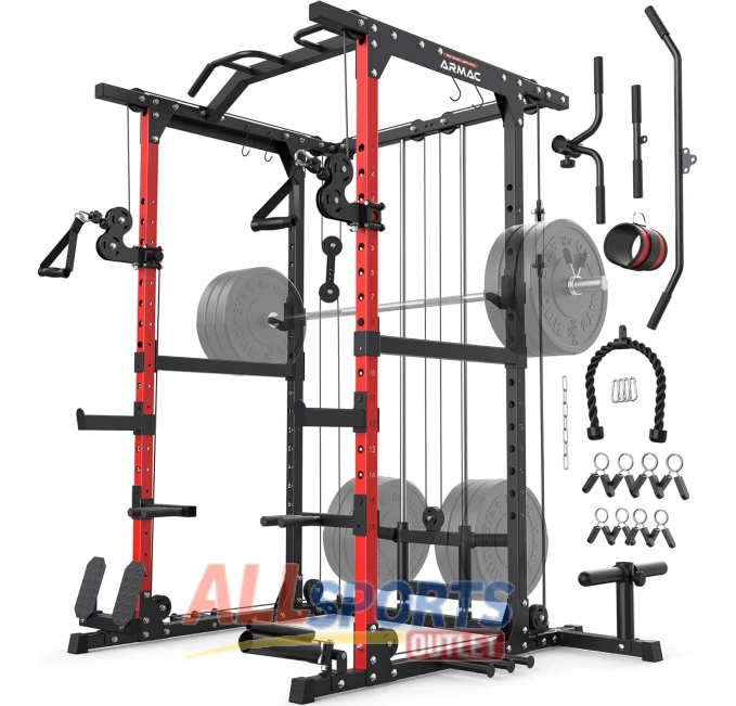 ARMAC Power Cage Multi-Function Weight Rack for Home Gym All Sports Outlet