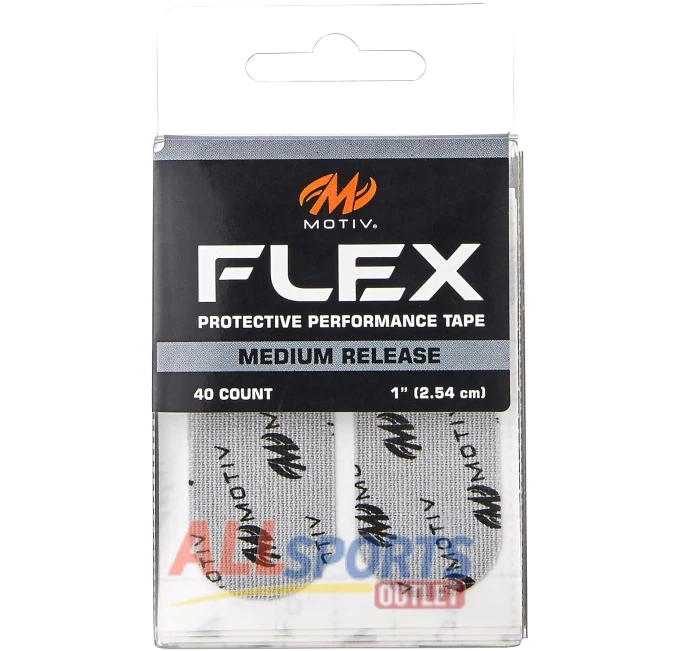 Motiv Flex Protective Performance Tape Grey Pre Cut 40 Pieces All Sports Outlet