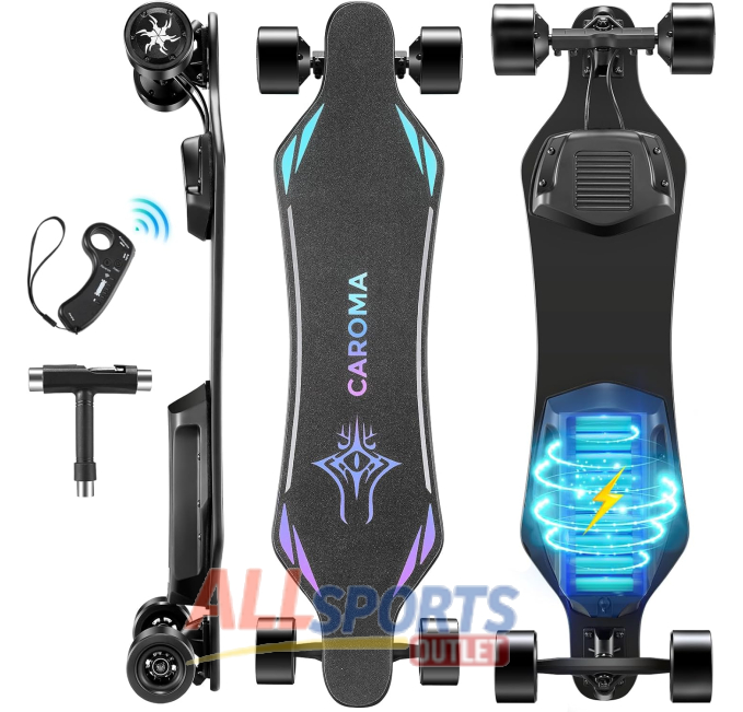 Caroma Electric Skateboard 28MPH 16 Miles from All Sports Outlet