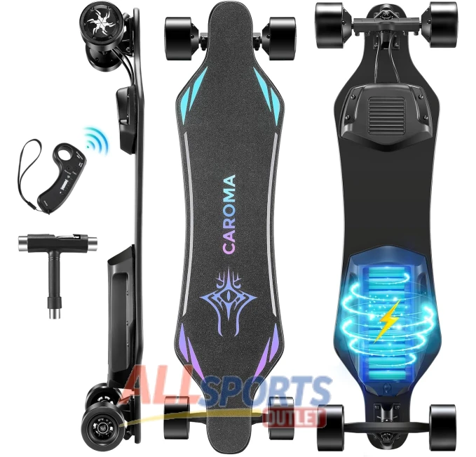 Caroma Electric Skateboard 28MPH 16 Miles from All Sports Outlet
