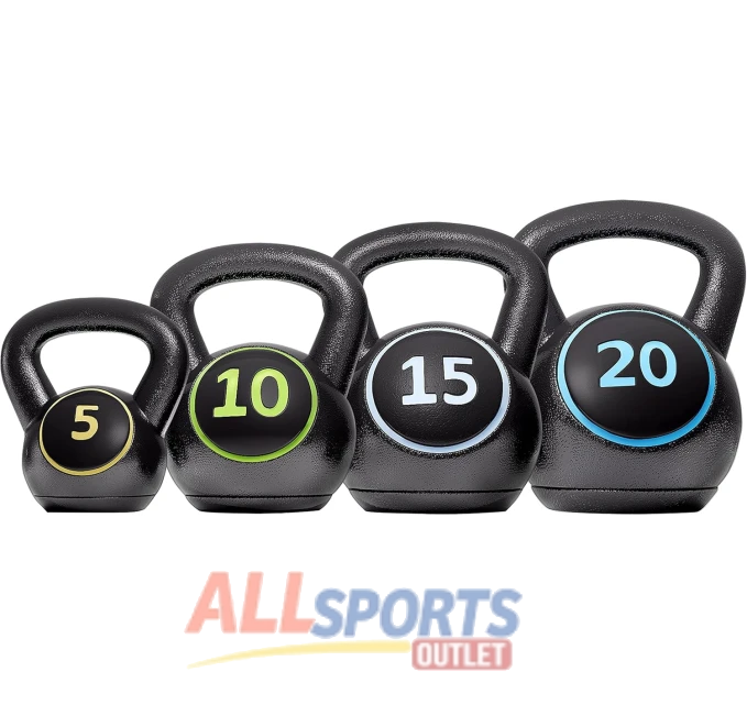 Yaheetech 4-Piece Kettlebell Set All Sports Outlet 5-20lb