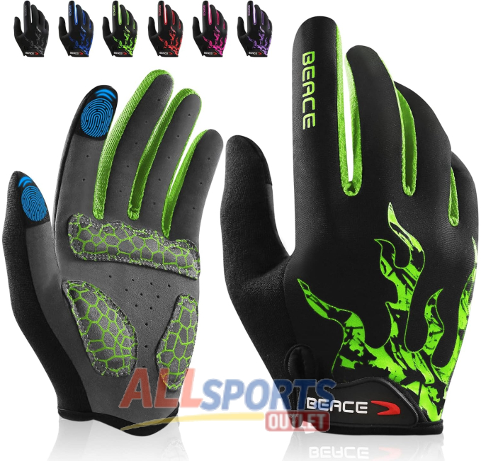 BEACE Cycling Gloves for Men and Women Touch Screen Bike Gloves