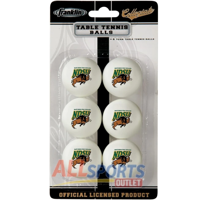 NCAA North Dakota St. Bison Table Tennis Balls All Sports Outlet