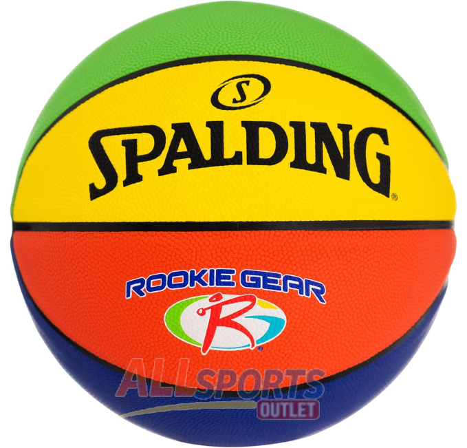 Spalding Rookie Gear Youth Multi Color Basketball 27.5" All Sports Outlet