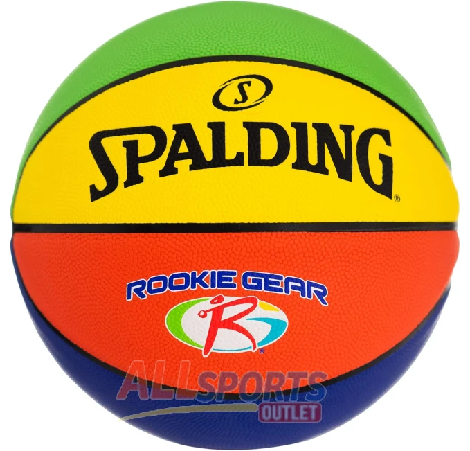 Spalding Rookie Gear Youth Multi Color Basketball 27.5" All Sports Outlet