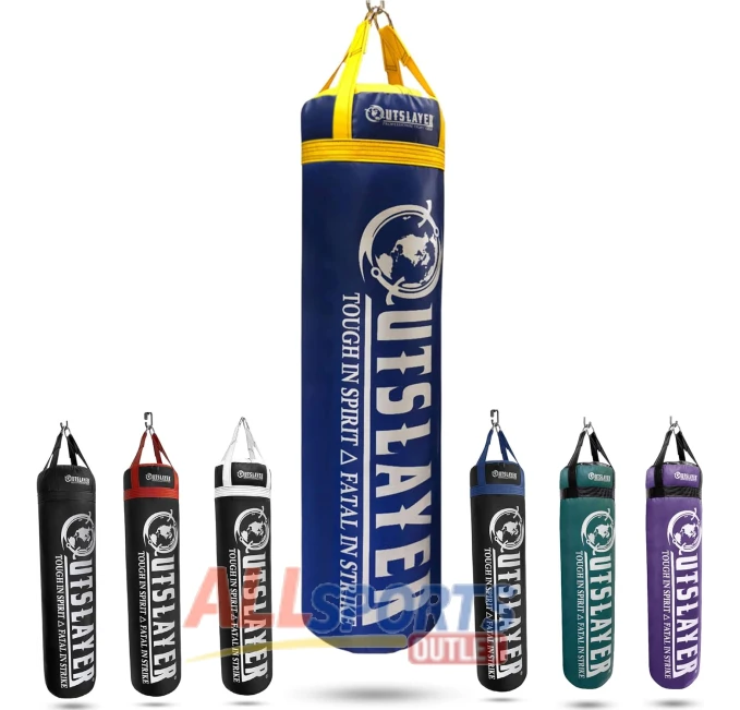 Outslayer Filled Punching Bag 100 Pound Boxing Training All Sports Outlet