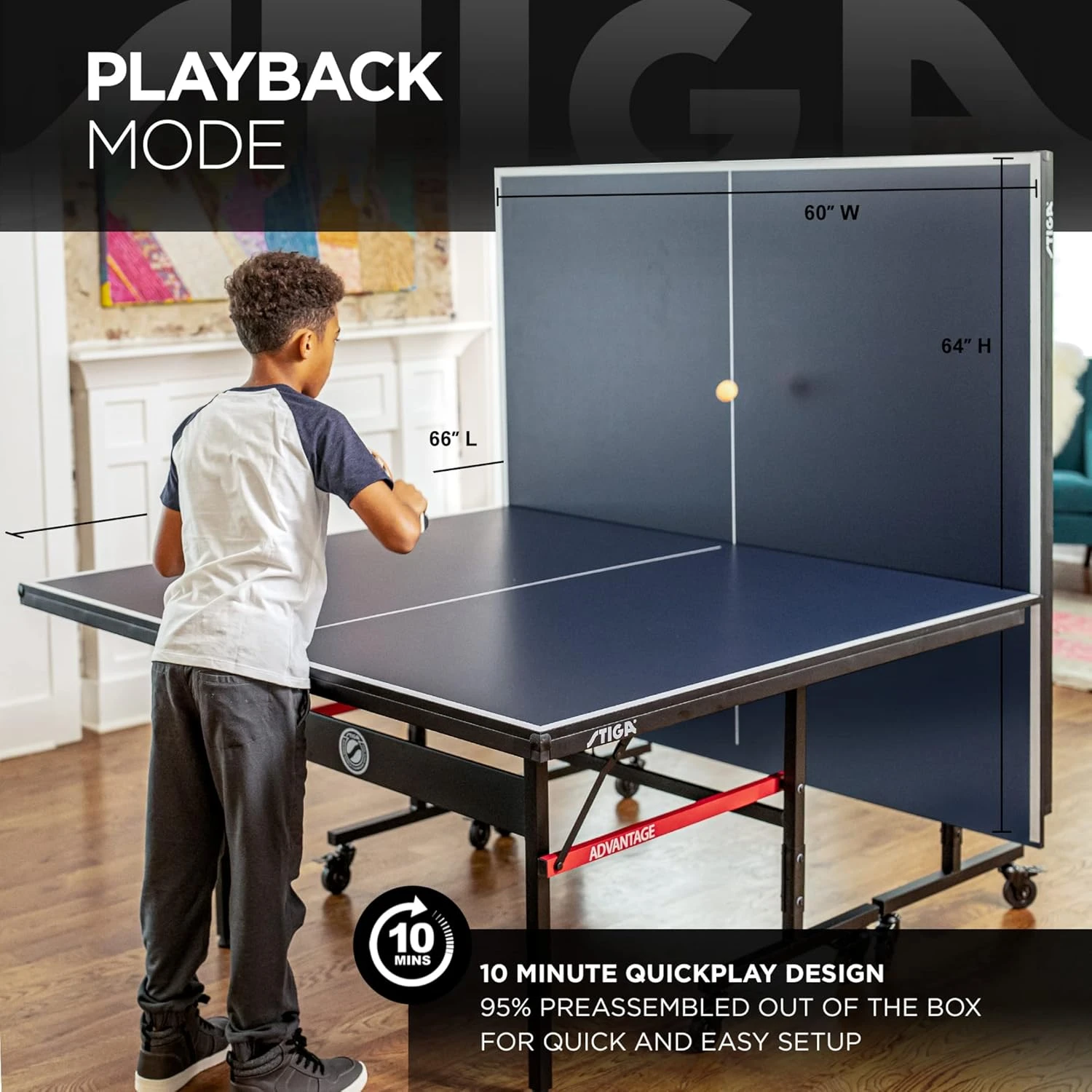 STIGA Advantage Series Ping Pong Tables All Sports Outlet - Image 3