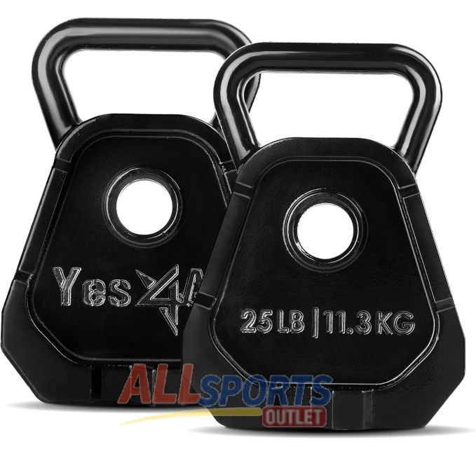 Yes4All 25lb Olympic Weight Plate Kettlebell All Sports Outlet