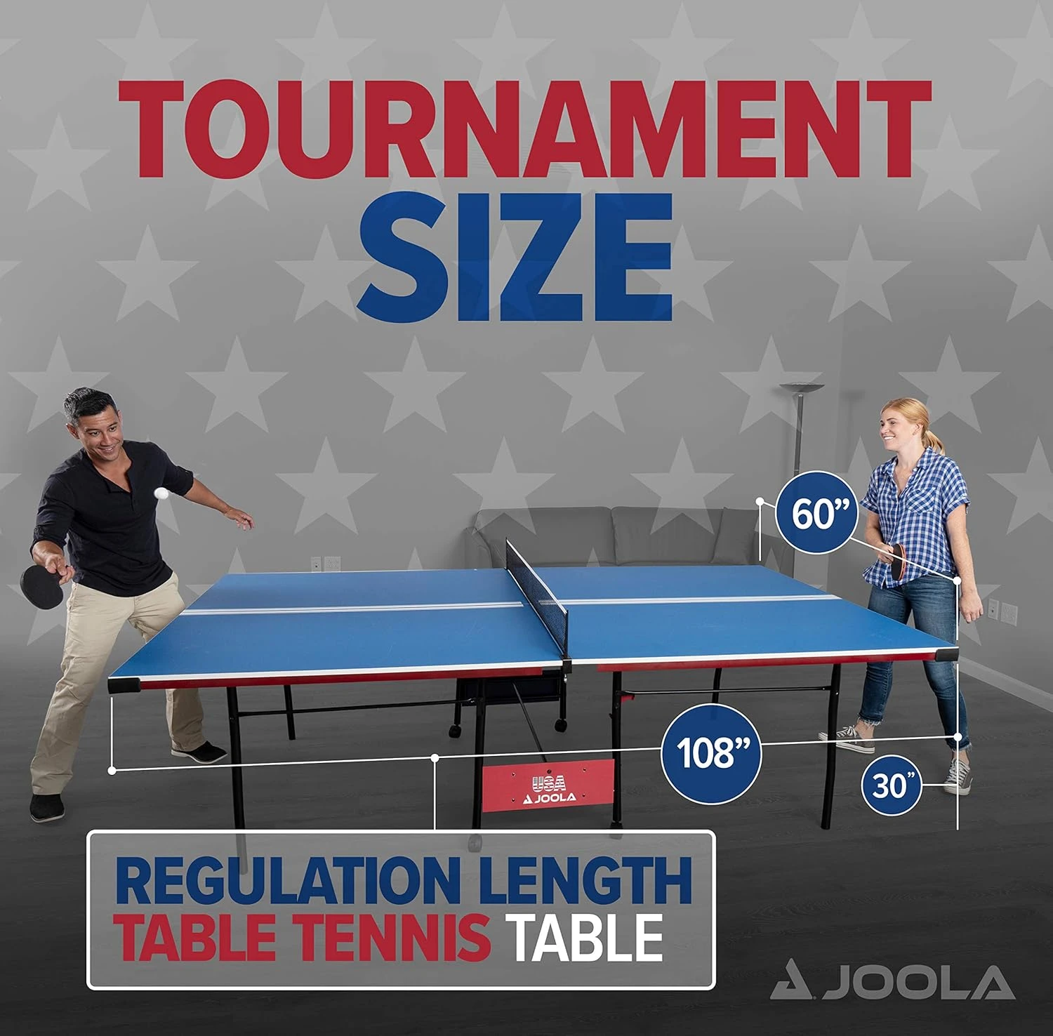 JOOLA Indoor Ping Pong Table with Quick Clamp Net from All Sports Outlet - Image 3